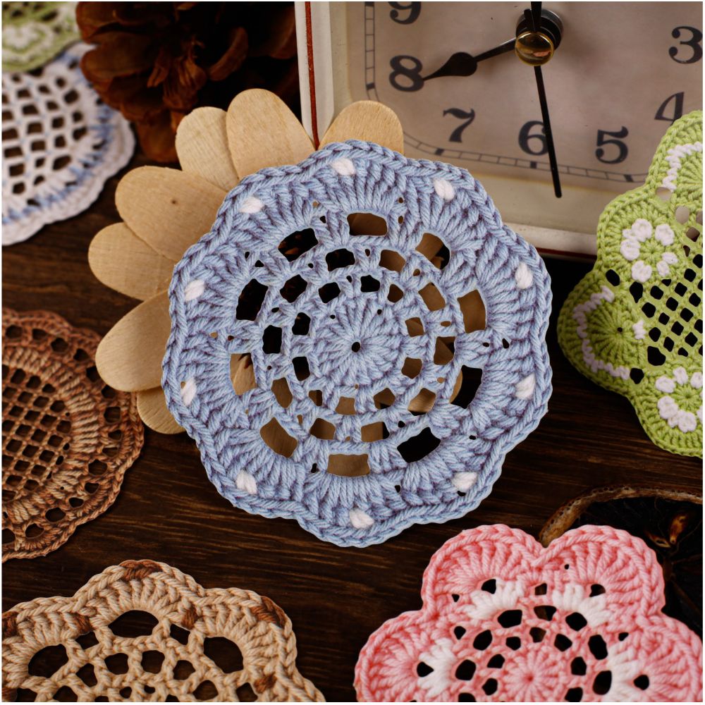 Floral Pattern Series Hard Card Stickers 10 Sheets 6 Styles image 3