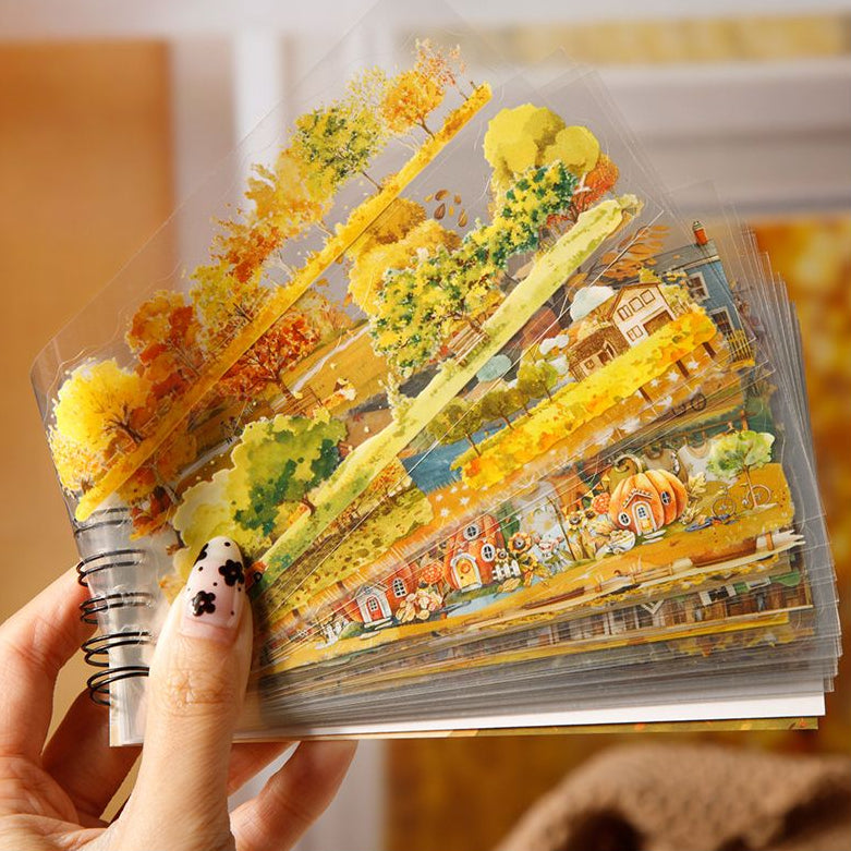 Autumn Series Spiral PET Sticker Book image 0