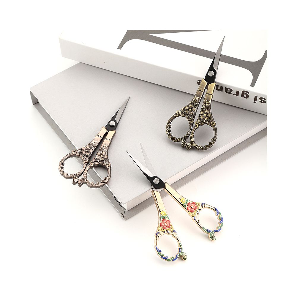 Vintage colorful scissors 3 Styles image 3