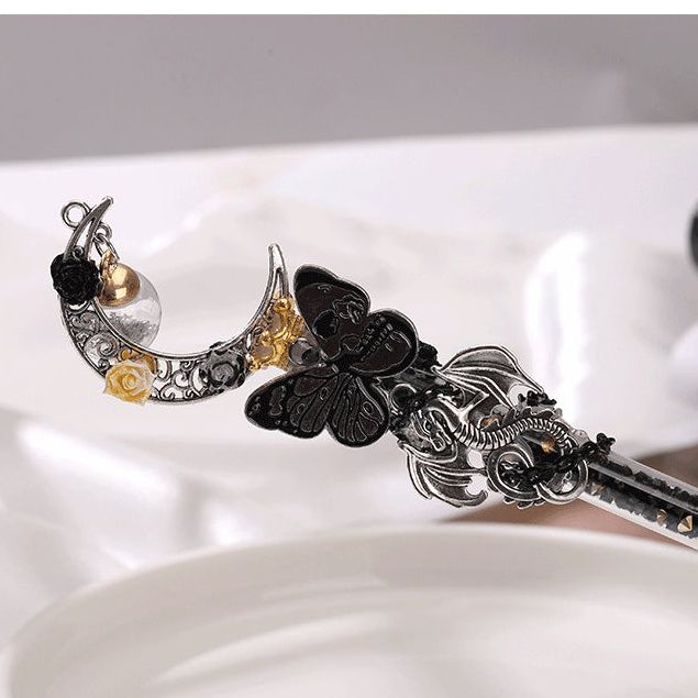Moon butterfly art pen knife image 0