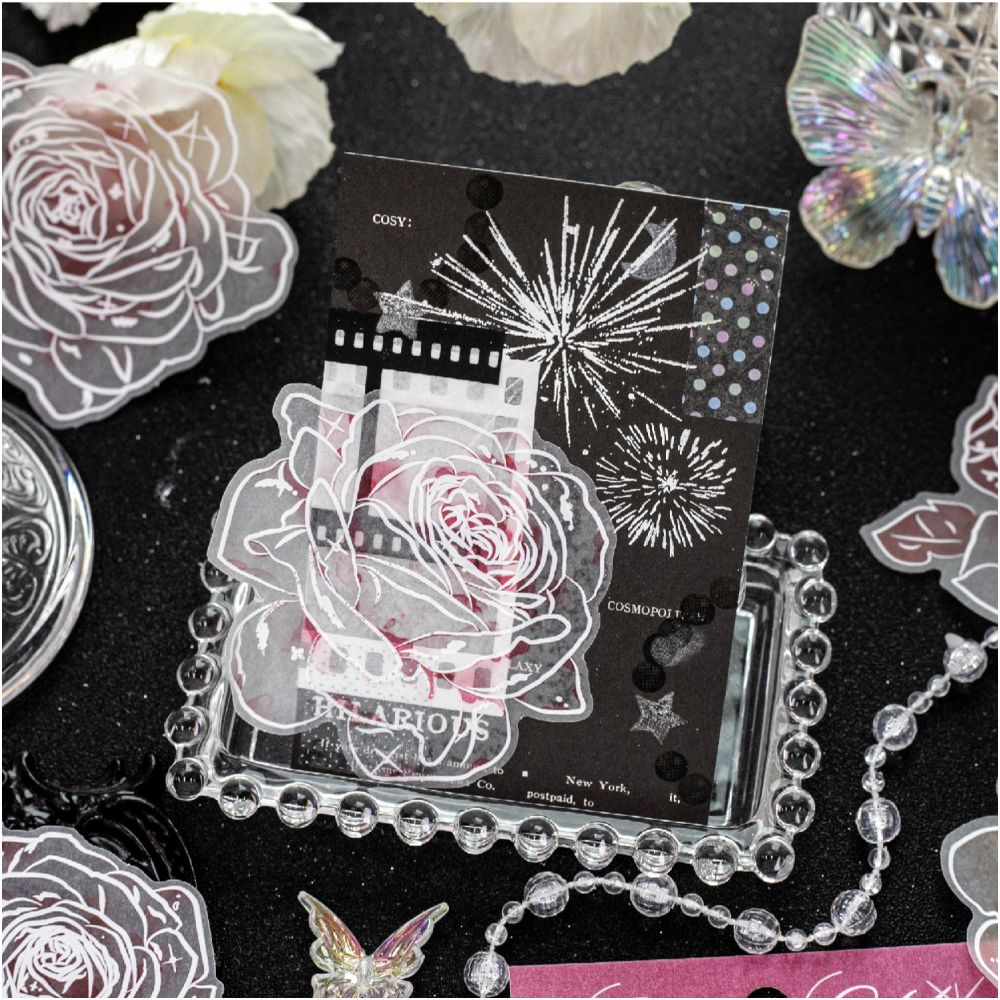 Plant and Flower PET Stickers 10psc 6 variants image 0