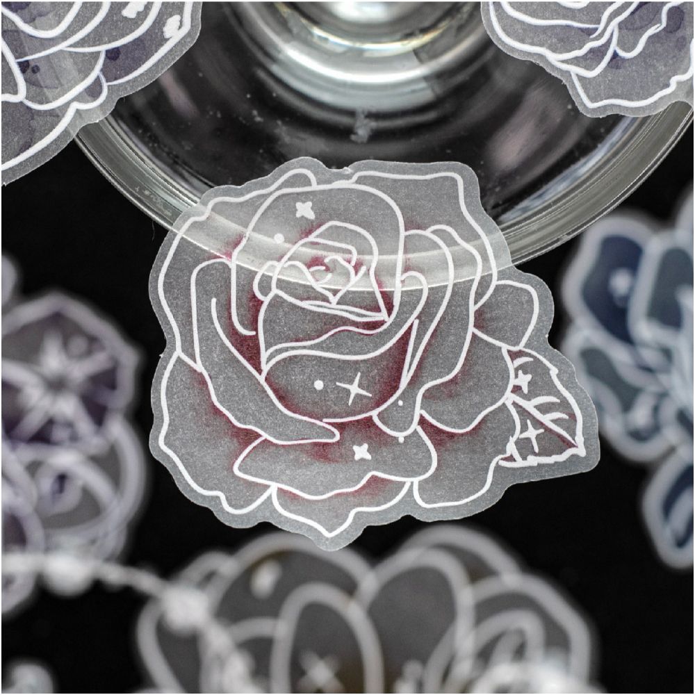 Plant and Flower PET Stickers 10psc 6 variants image 2