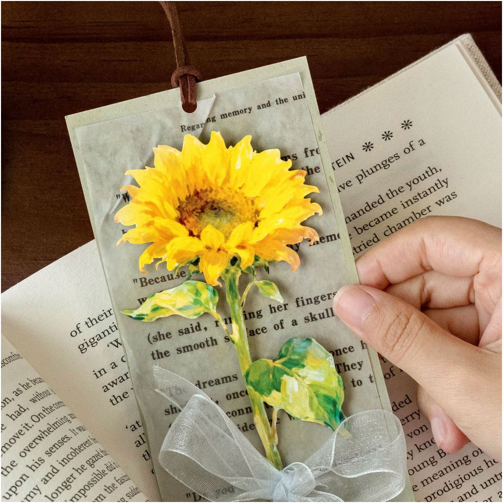 Flowers for You Series Paper Stickers 10psc 4 variants image 3