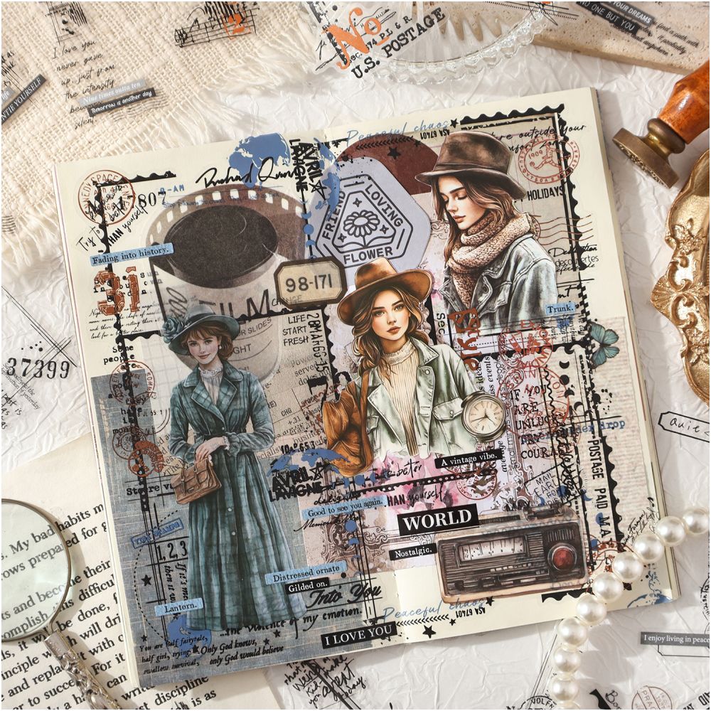 Corner Tales Series PET Stickers 30psc 6 variants image 3