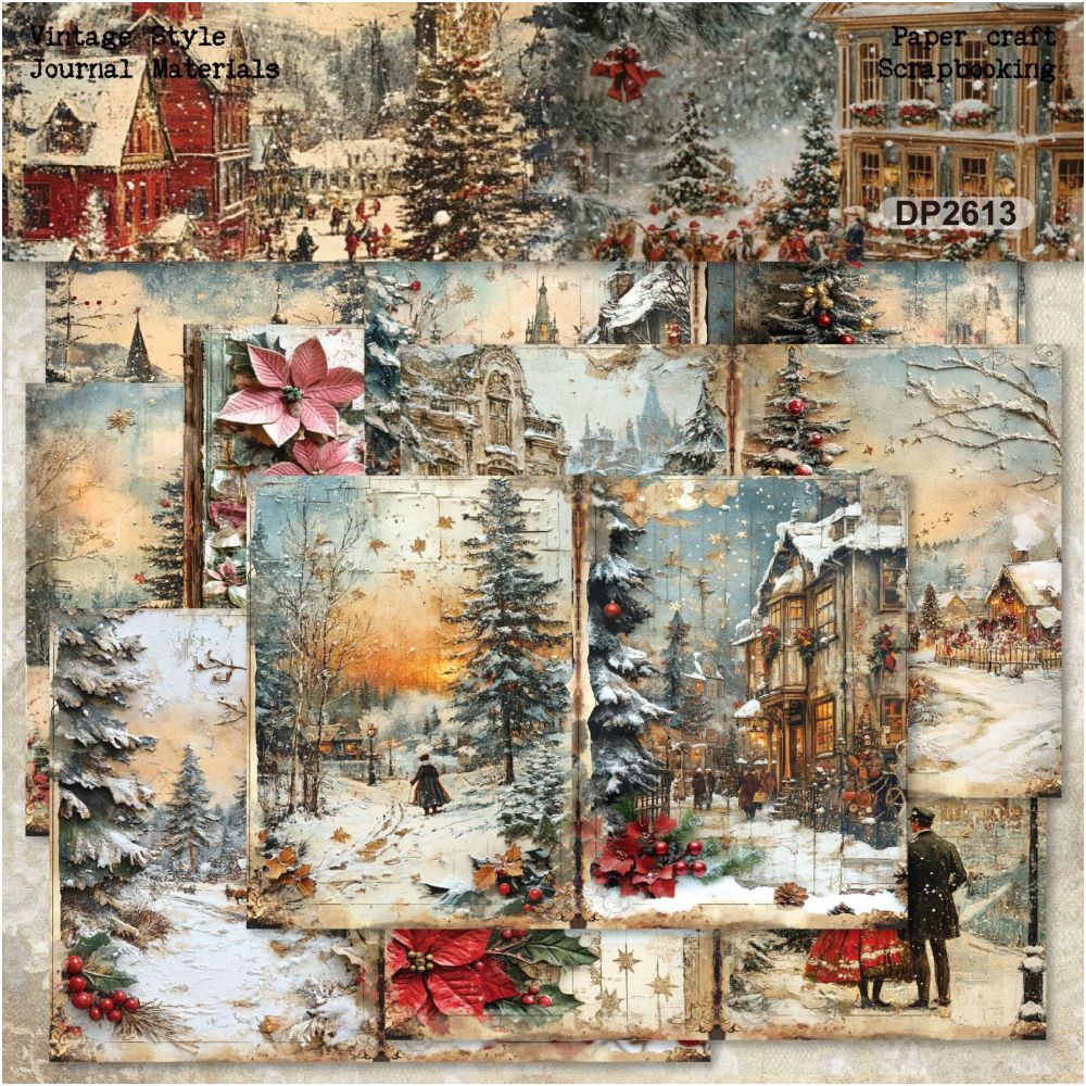 Winter Tale Series background Paper 14 4cm x 21cm image 0