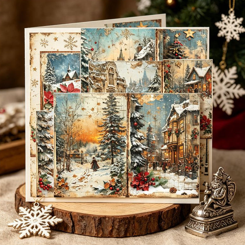 Winter Tale Series background Paper 14 4cm x 21cm image 1