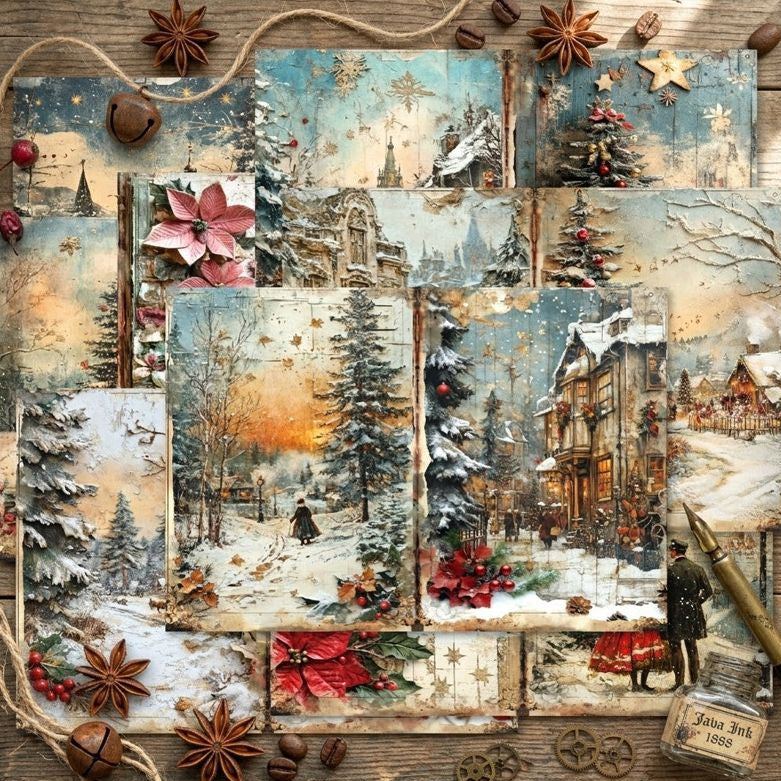 Winter Tale Series background Paper 14 4cm x 21cm image 2