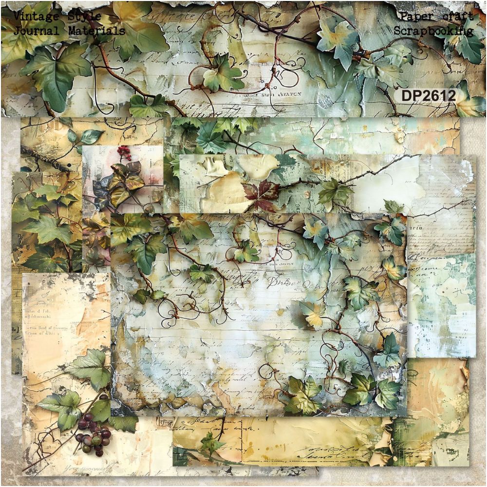 Vintage Vineyard Series Background Paper 14 4cm x 21cm image 0