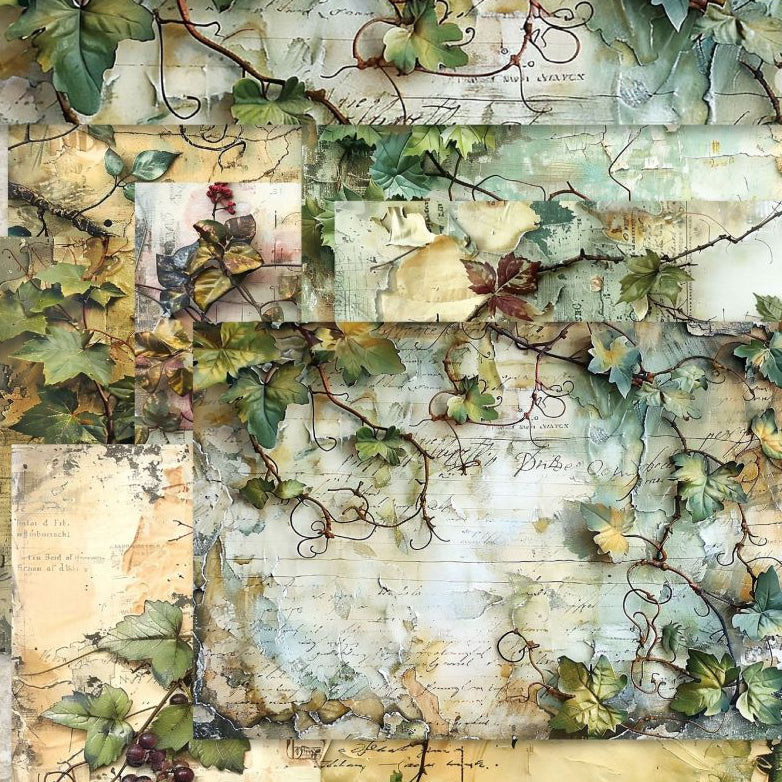 Vintage Vineyard Series Background Paper 14 4cm x 21cm image 0