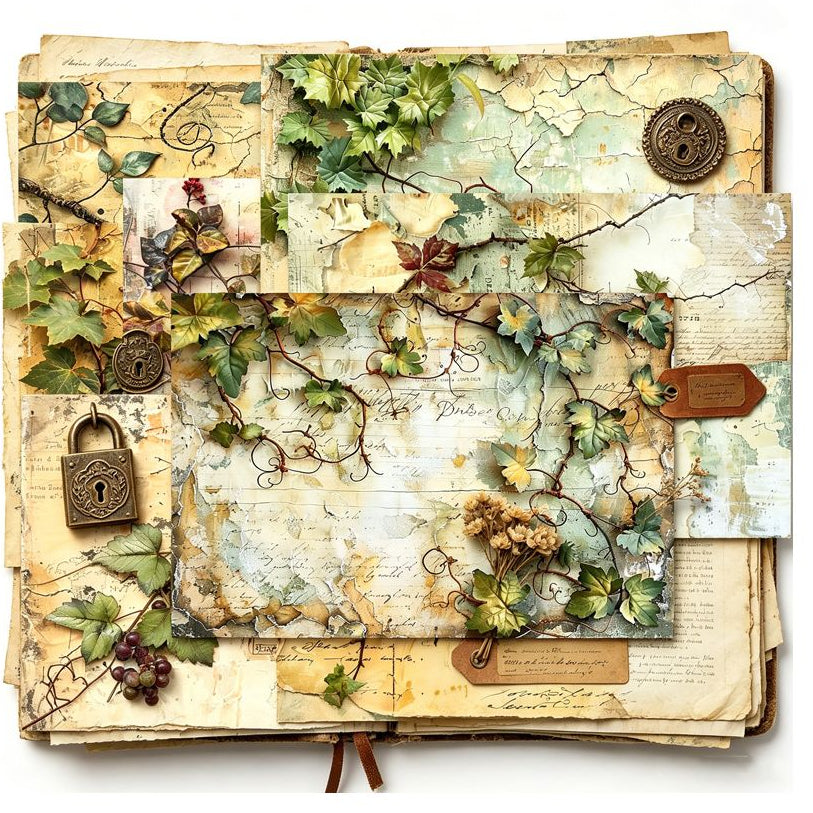 Vintage Vineyard Series Background Paper 14 4cm x 21cm image 4
