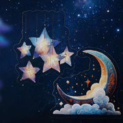 Cloud and Starry Night Series PET Stickers 16psc 4 variants image 0