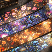Garden Night View Series Washi Tape 5cm x 2m 4 variants image 2