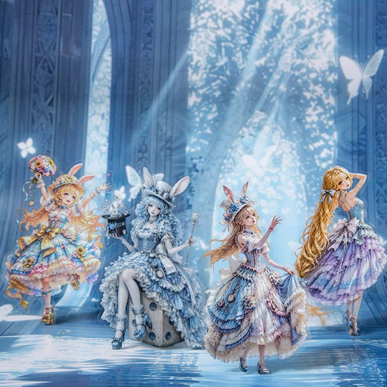Princess Fairy Tale Series PET Stickers 12psc 6 variants image 2