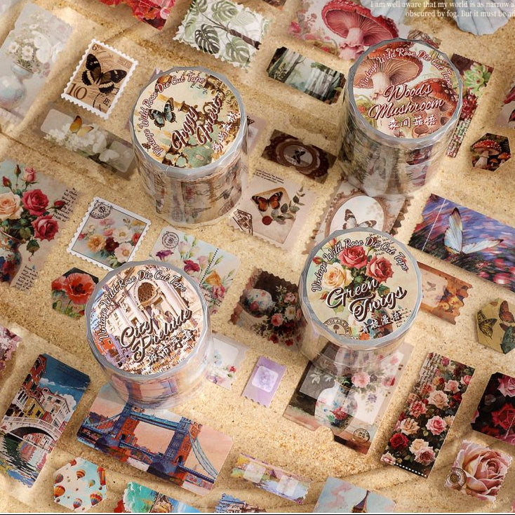 Wild Rose Narrative Series PET Tape 5 5cm x 2m 4 designs image 0
