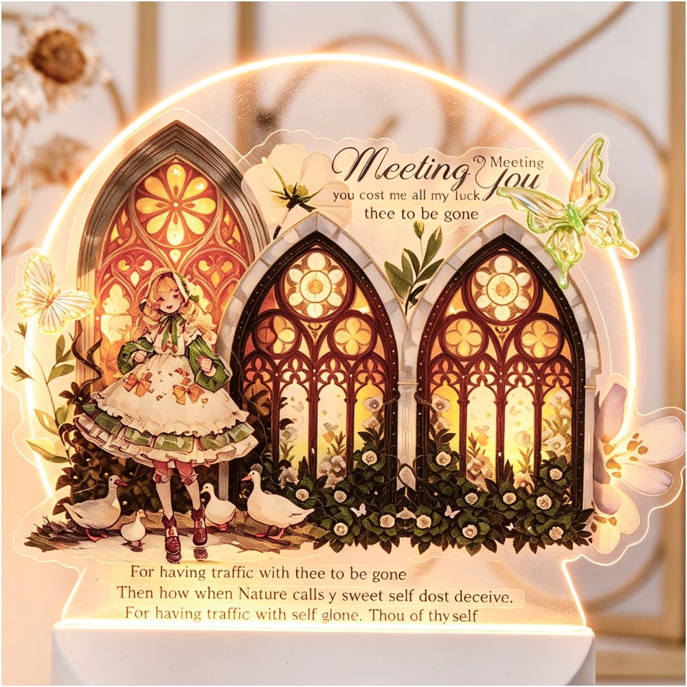 Painted Window Series PET Stickers 12psc 6 Designs image 3