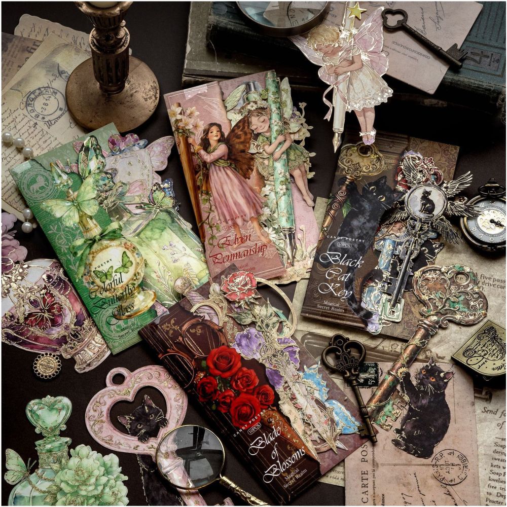 Magical Wonderland Series Paper Stickers 10 sheets 4 designs image 2