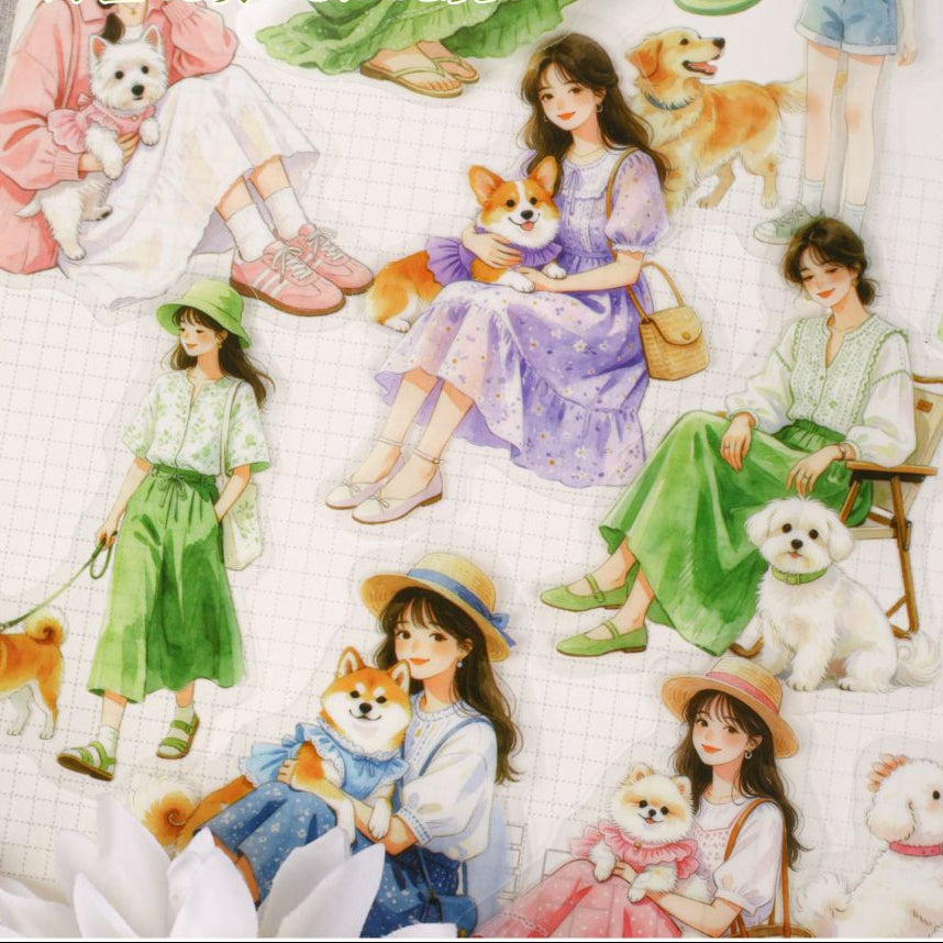 Exquisite Character Series PET Stickers 20 pieces image 3