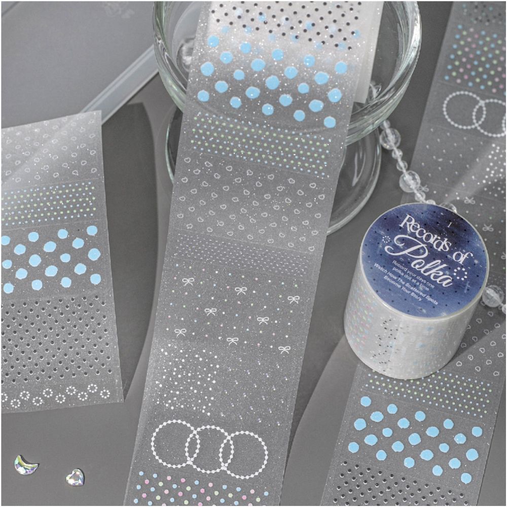 Dot Series PET Tape 5cm x 2m 6 styles image 1