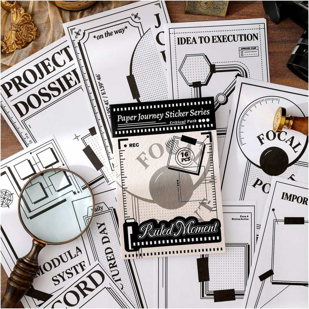 Paper Travel Series Material Paper 10cm x 15cm 16 sheets 2 variants image 3
