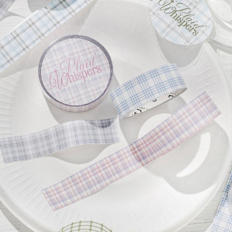 Plaid Affection Series Washi Tape 1 5cm x 2m 8 Designs image 1