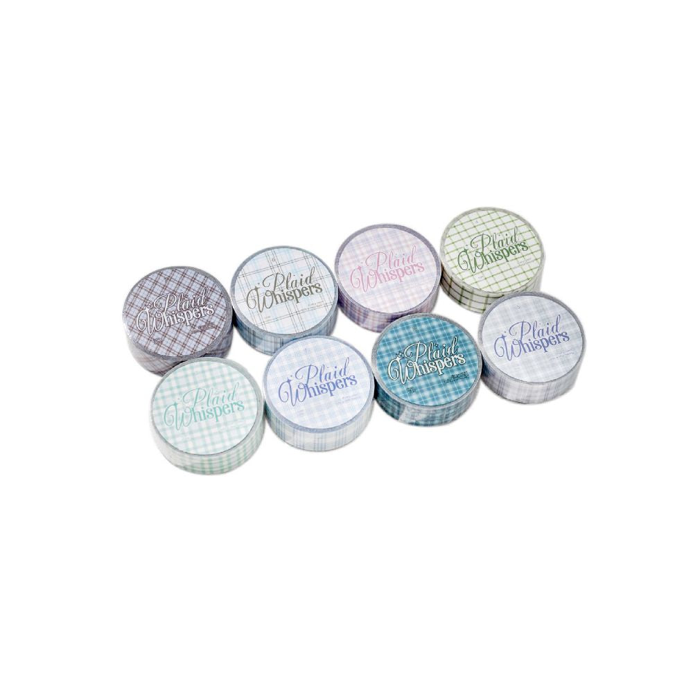 Plaid Affection Series Washi Tape 1 5cm x 2m 8 Designs image 4