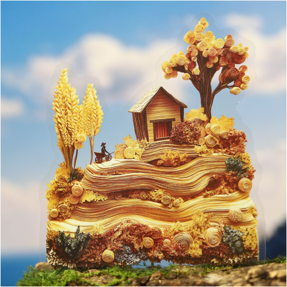 Natural Scenery Series PET Stickers 10psc 6 designs image 3