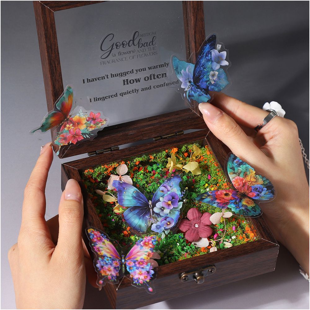 Butterfly Dream Series PET Stickers 50psc image 1