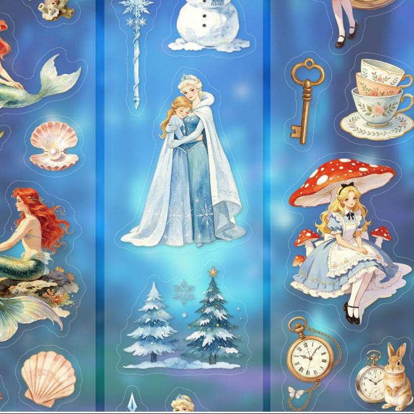 Fairy Tale Series PET Tape 5cm x 2m 6 Designs image 1