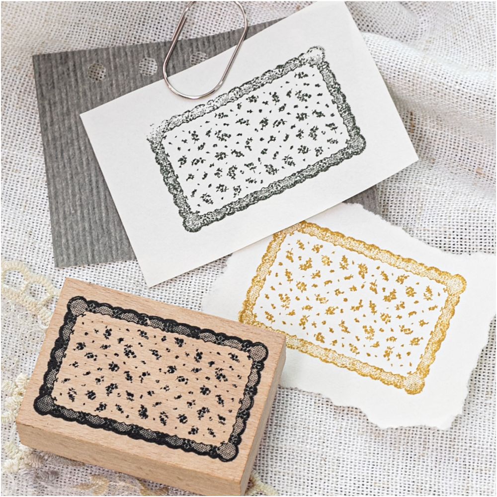 Dream of Lace Series Wood Stamp 4cm x 7cm 6 variants image 2