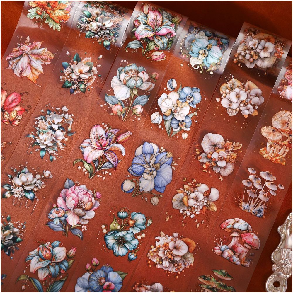 Brilliant of Flowers Series PET Tape 5cm x 2m 6 variants image 2