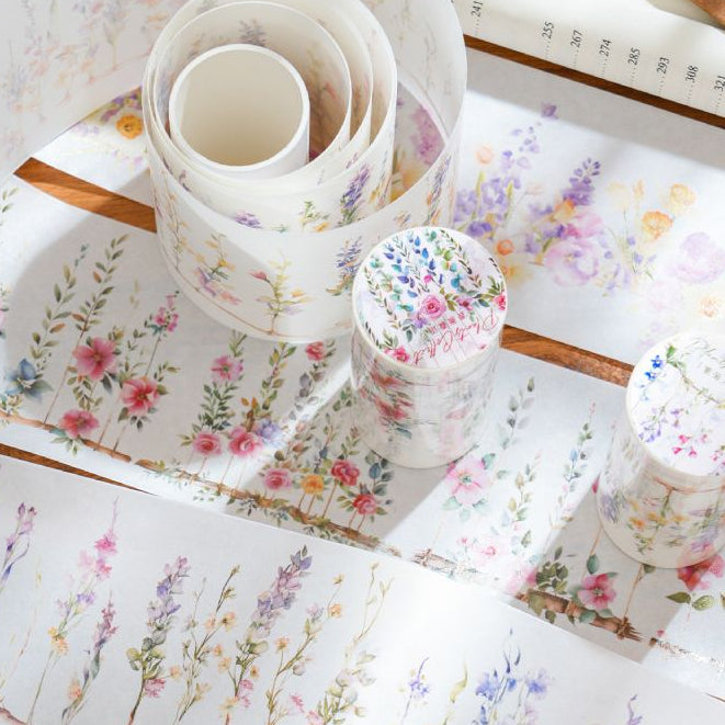 Wild Garden Series Washi Tape 7 5cm x 2m 4 variants image 3