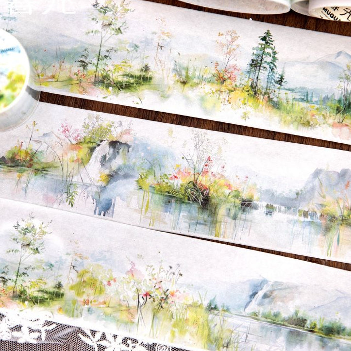 Mountain and Wilderness Series Washi Tape 5cm x 2m 4 variants image 2