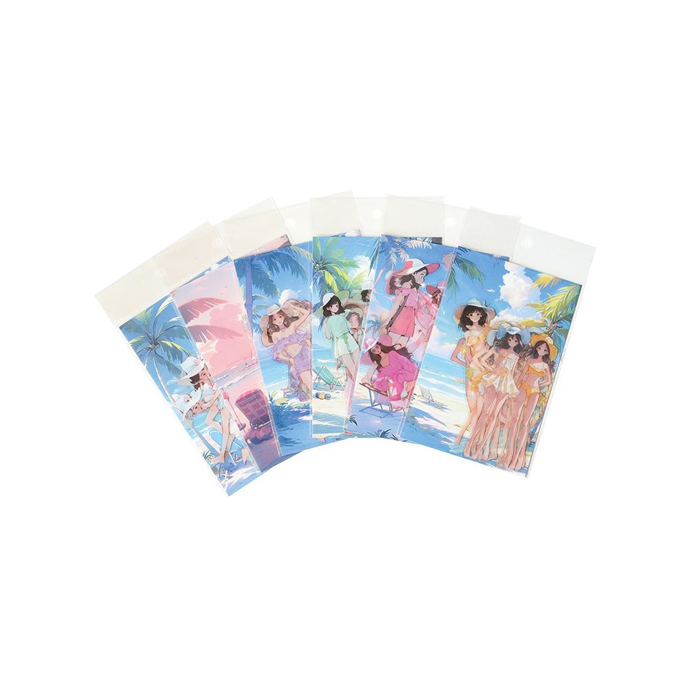 Summer Girl Series PET Stickers 10psc 6 Designs image 4