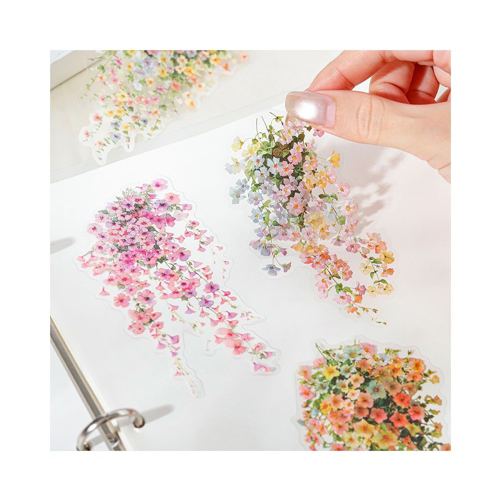 Floral Vine PET Stickers 10psc 4 variants image 2