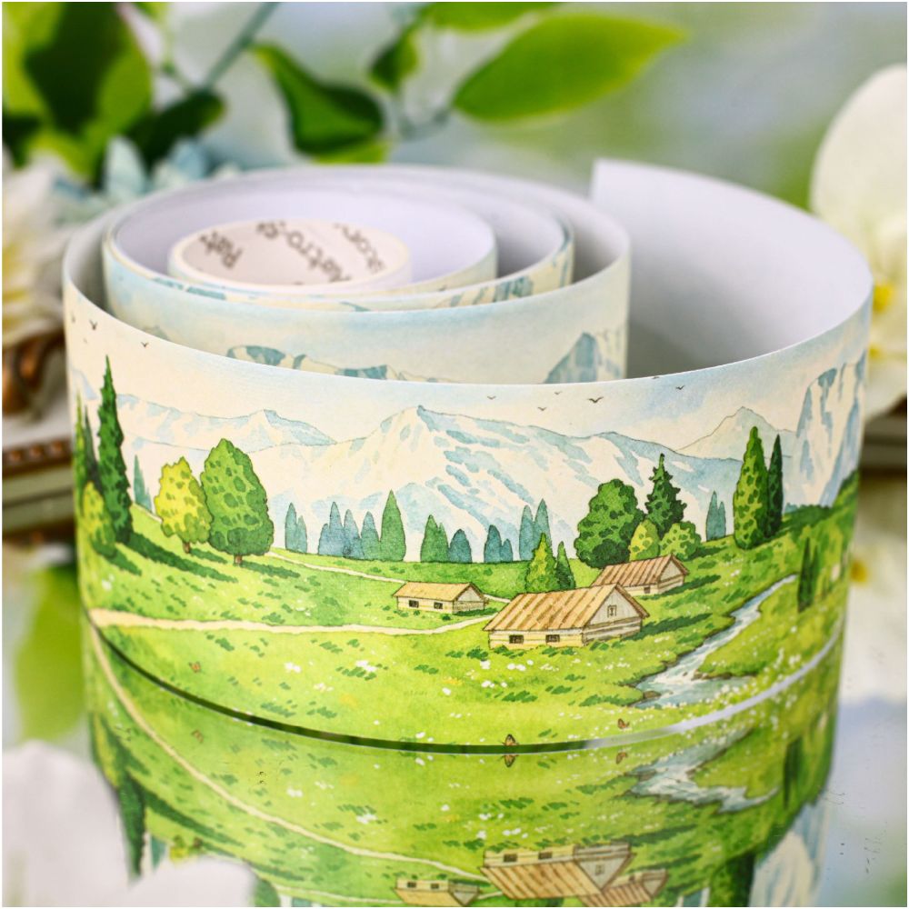 Leisure Walk Series Washi Tape 5cm x 2m 6 Designs image 3