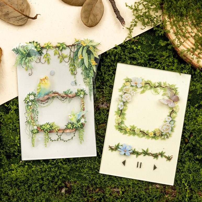 Wild Vine Series PET Tape 6cm x 2m 4 Designs image 3