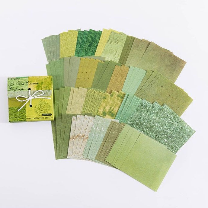 Paper Lab Series Material Paper 8cm x 8cm 100psc 4 Designs