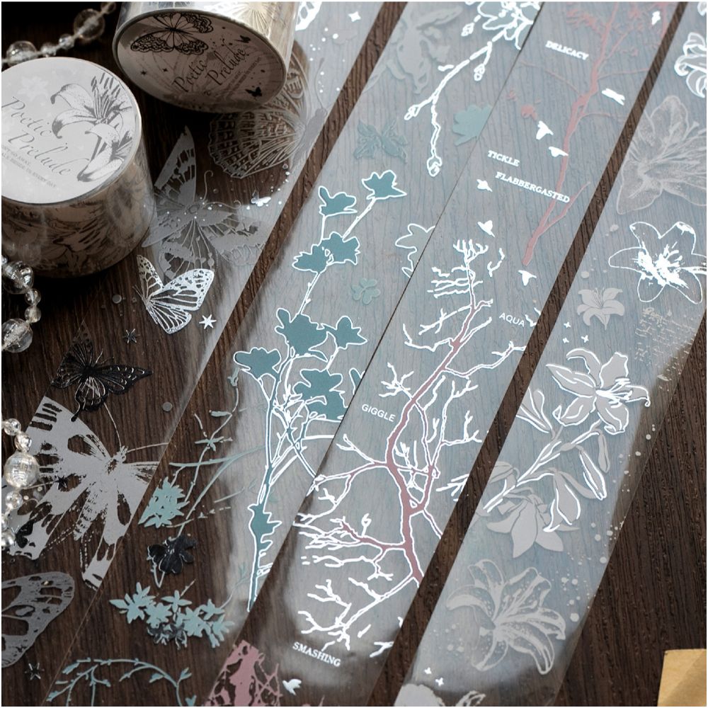 Prelude of Poetry Series PET Tape 3cm x 2m 4 designs image 3