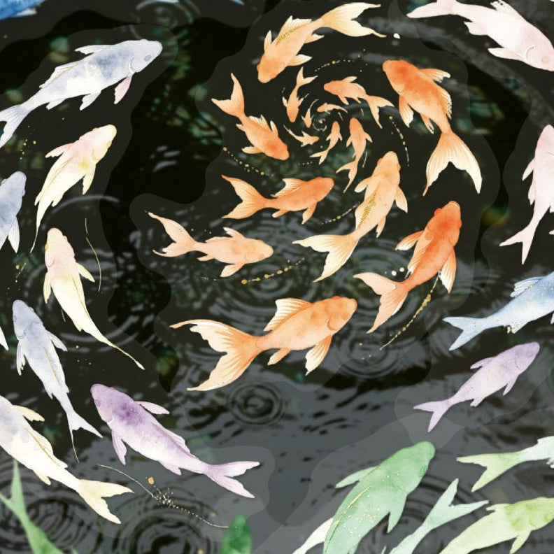 Floral Narrative Series PET Stickers 20psc 6 variants image 1