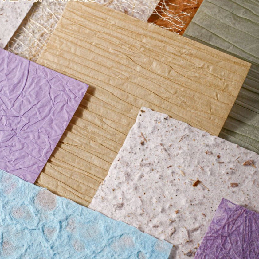 Handmade Series Specialty Paper 8cm x 12cm 10 sheets 6 variants image 0