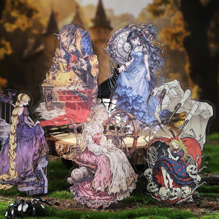 Fairy Tale Rhapsody Characters Series PET Stickers 10psc 6 variants image 0