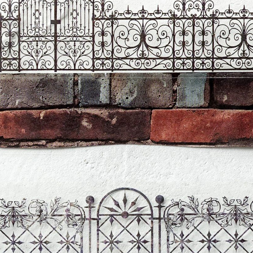 Iron Fence Series Pet Tape 4cm x 2m 8 Designs image 0