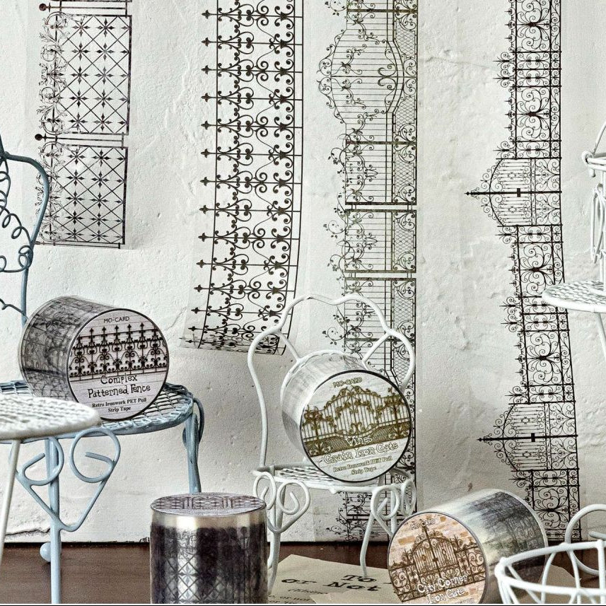 Iron Fence Series Pet Tape 4cm x 2m 8 Designs image 1