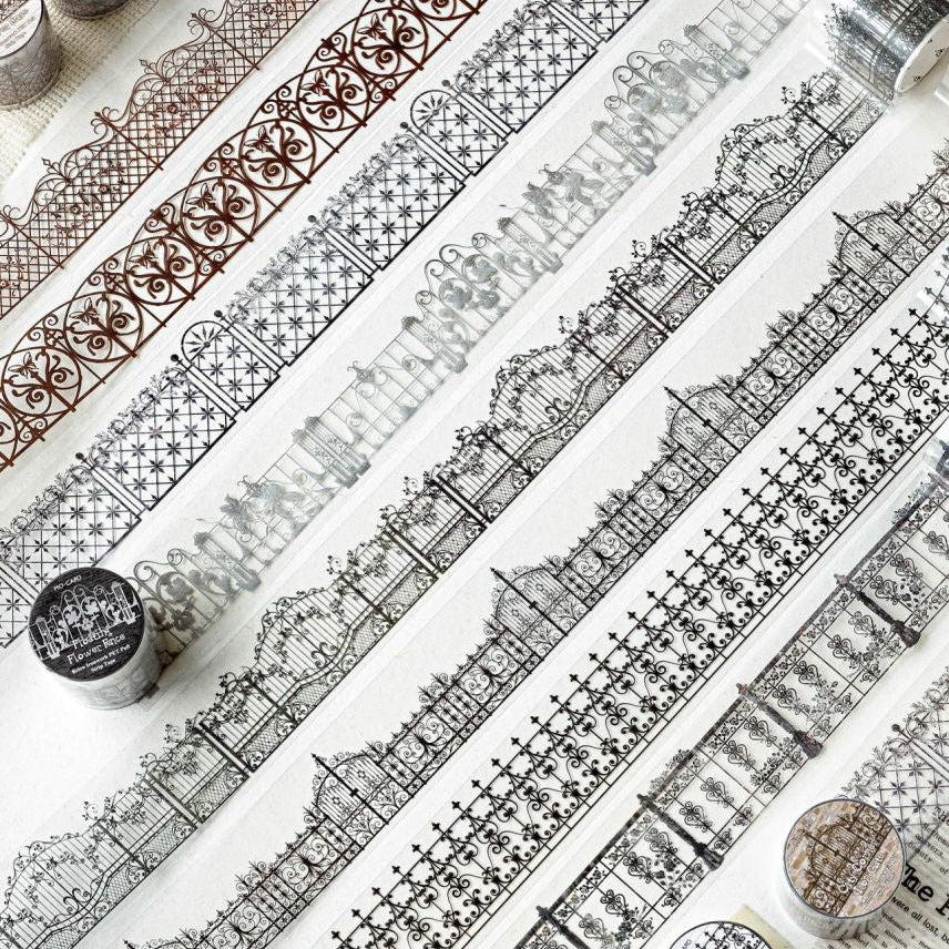 Iron Fence Series Pet Tape 4cm x 2m 8 Designs image 2