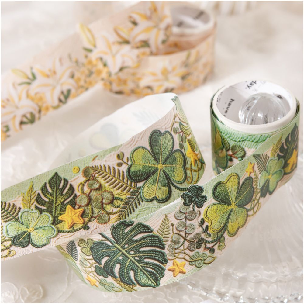 Blooming Flowers Series Washi Tape 3 5cm x 2m 6 Designs image 0