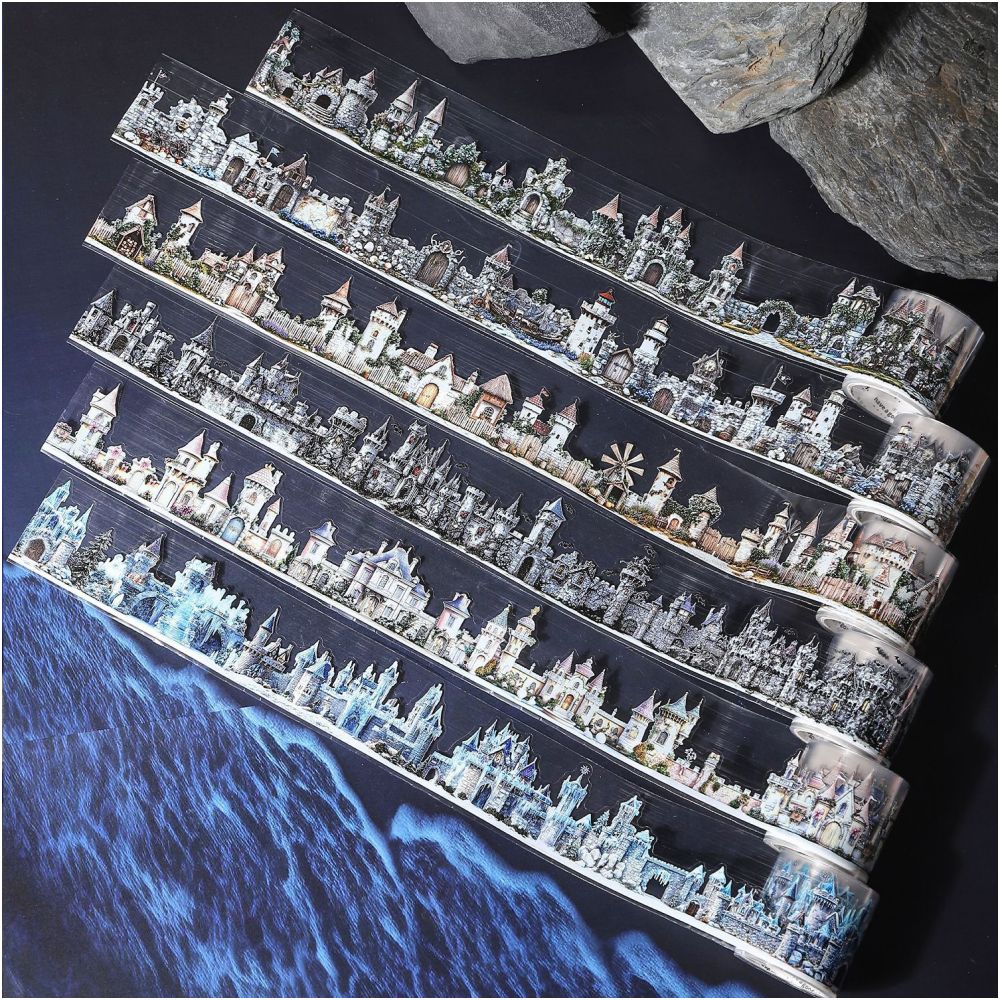 Fairy Tale Castle Series PET Tape 4cm x 2m 6 variants image 2