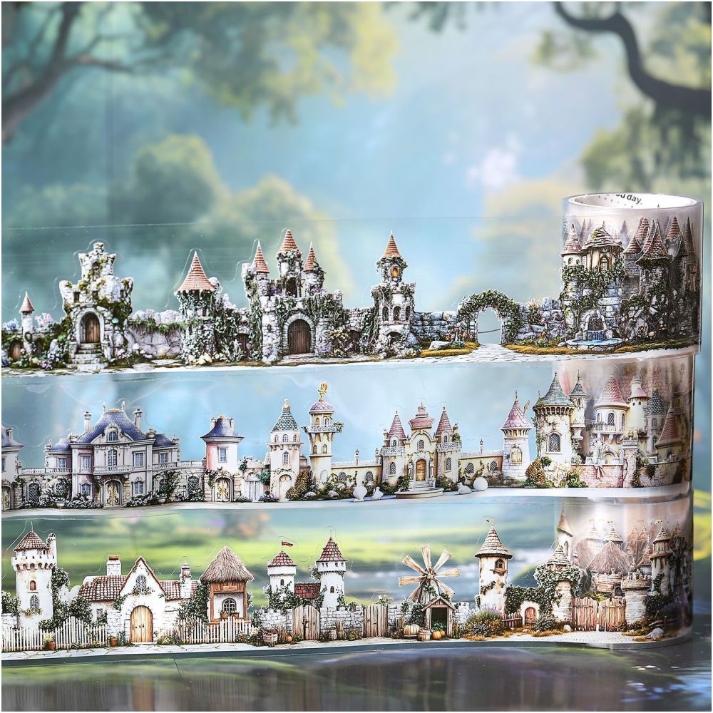 Fairy Tale Castle Series PET Tape 4cm x 2m 6 variants image 3