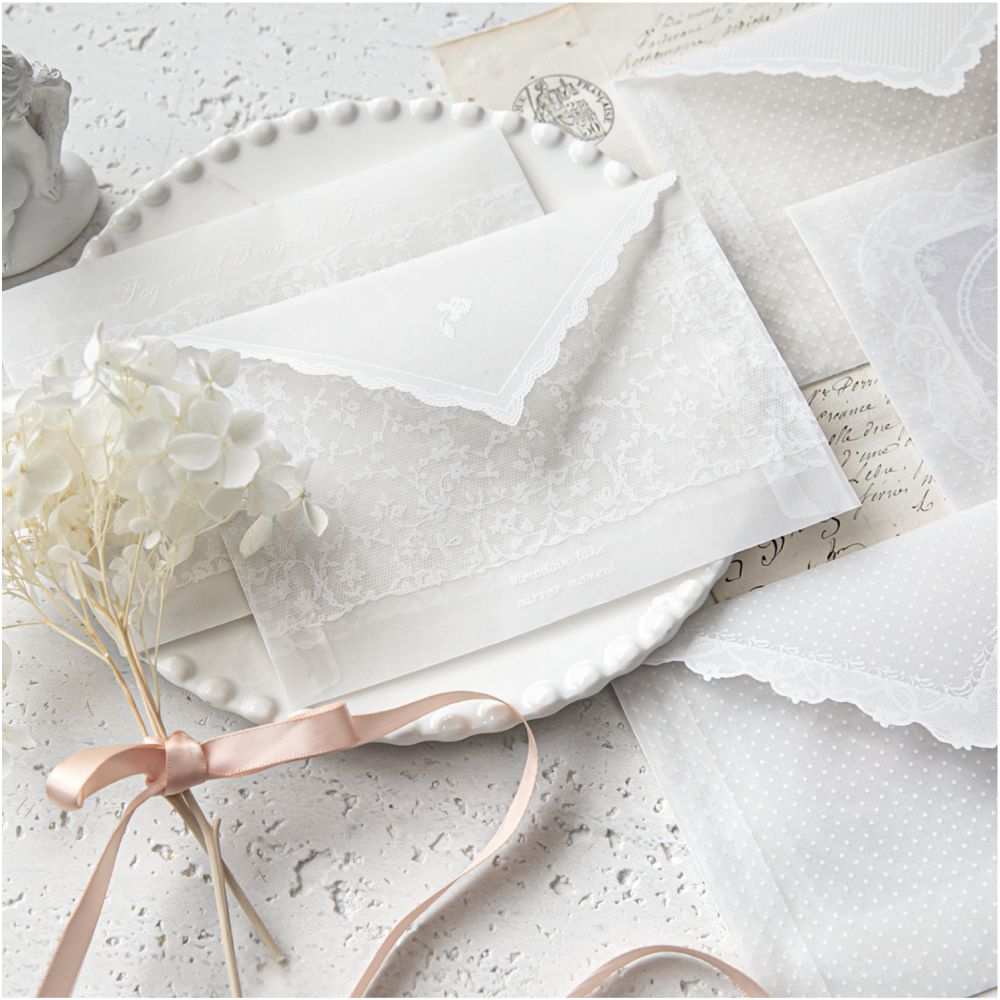 Lace Letter Envelope Series 15cm x 11cm 6 Designs image 2