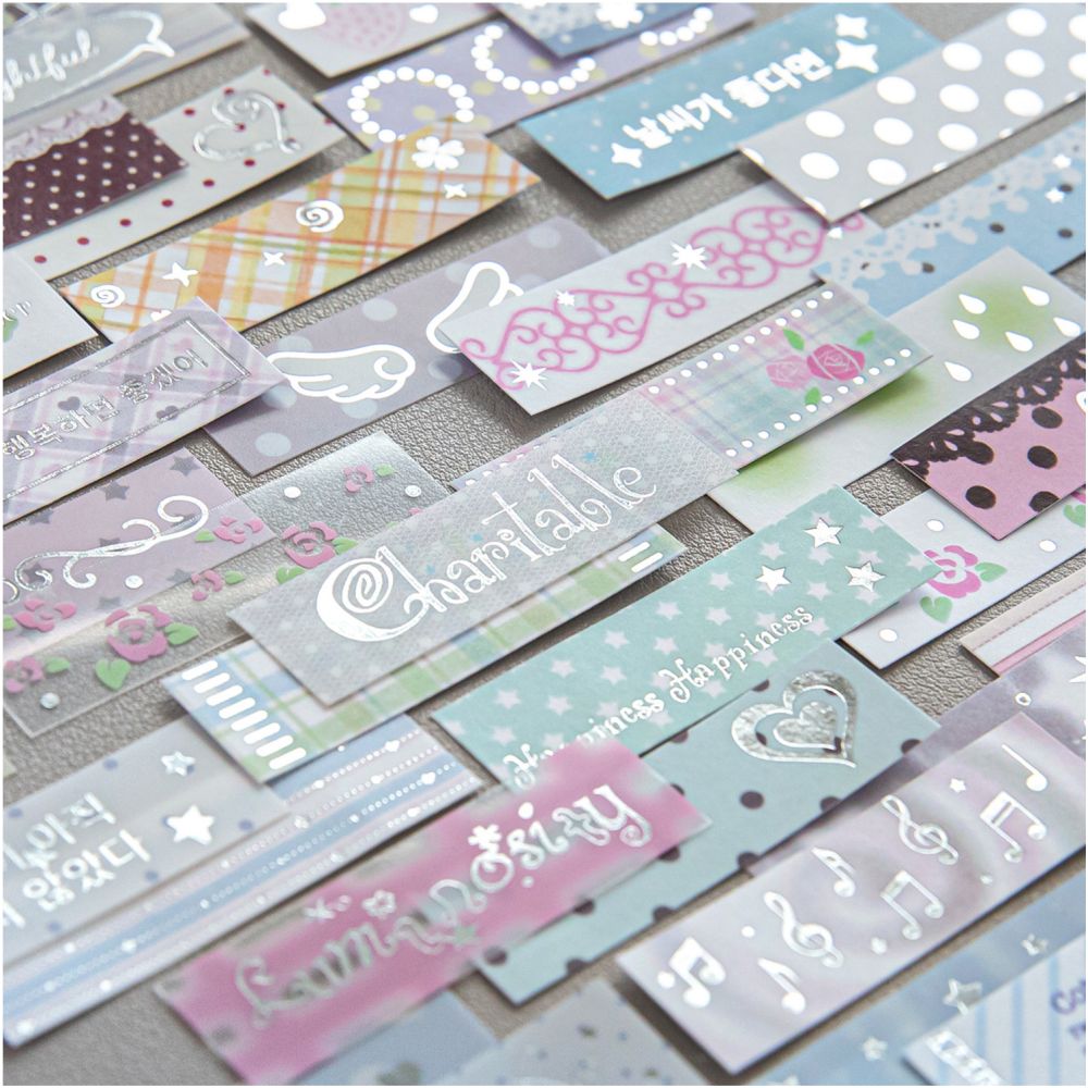 Plain Island Series PET Stickers 40psc 4 variants image 0