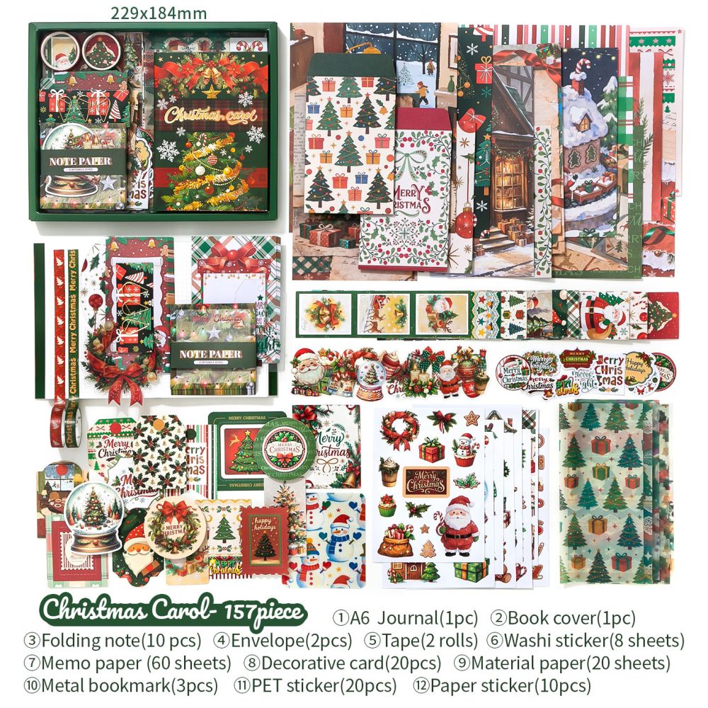 Christmas themed Large Capacity Collage Set 2 Styles